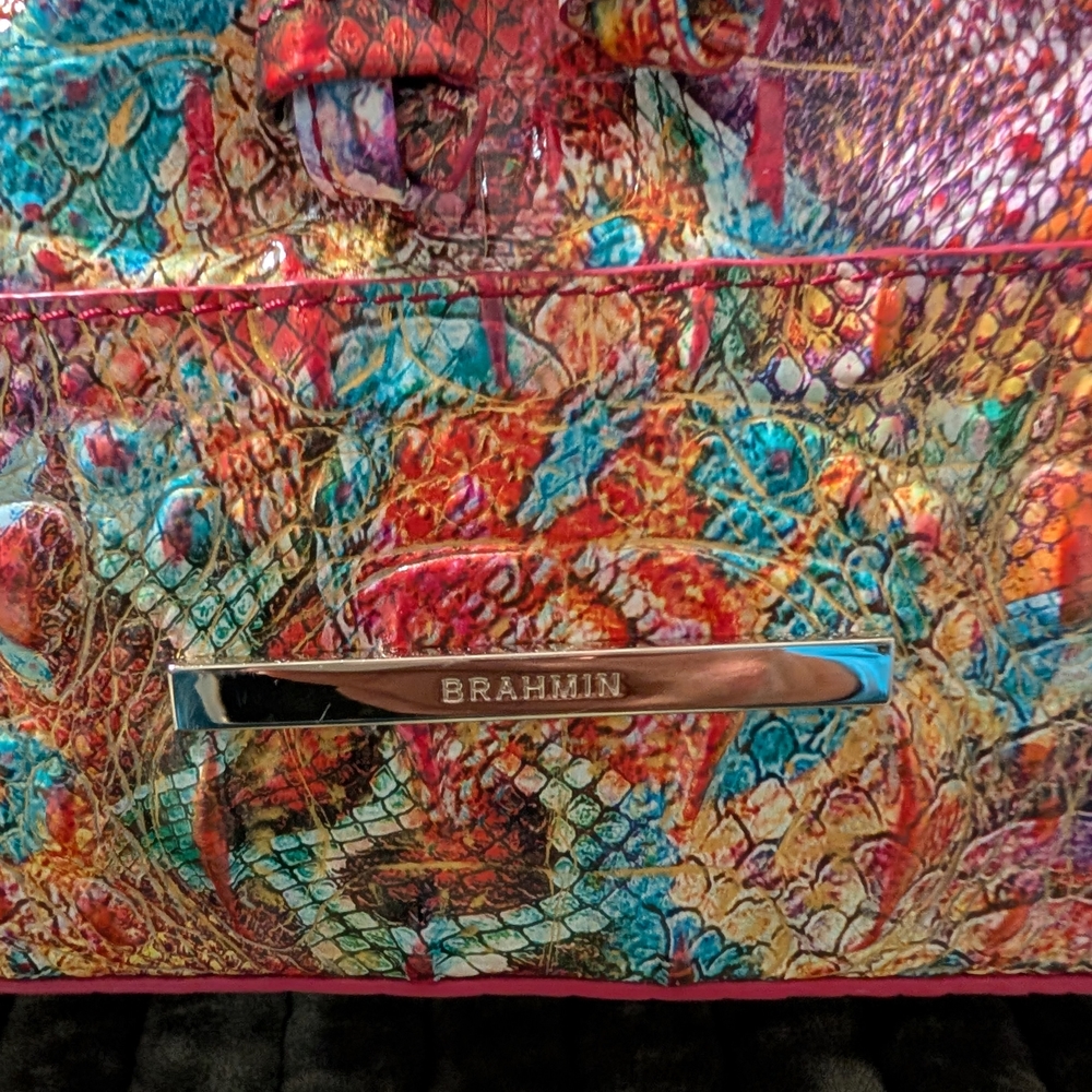 Brahmin Marlowe Reservoir Melbourne Bucket Shoulder Bag - Picture 4 of 13
